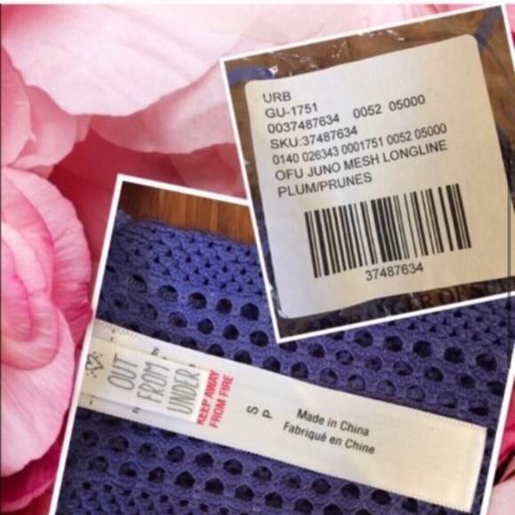 NIB Out From Under Juno Mesh Longline Bralette - Picture 6 of 6